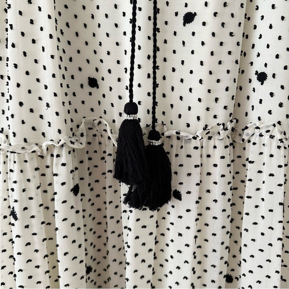 ZARA Dotted Mesh Oversized Dress (S) - Picture 3 of 12